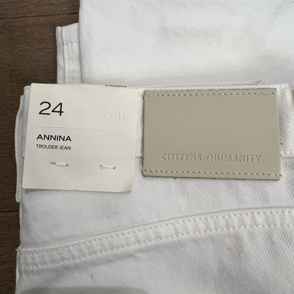 Citizens Of Humanity White High Rise Jeans